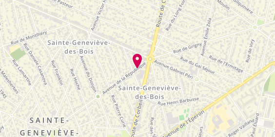 Plan de Rtm, 148 avenue de la République, 91700 Sainte-Geneviève-des-Bois