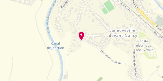 Plan de HUSSON Jérémie, 6 Chemin Géline, 54410 Laneuveville-devant-Nancy