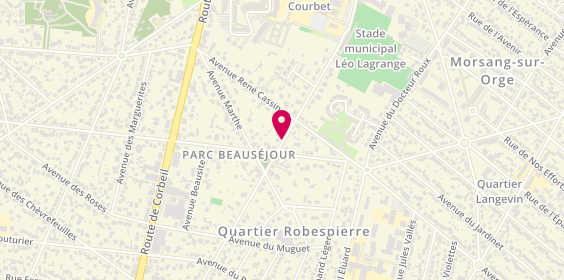 Plan de SARL Hacquel, 8 Avenue Sainte Geneviève, 91390 Morsang-sur-Orge