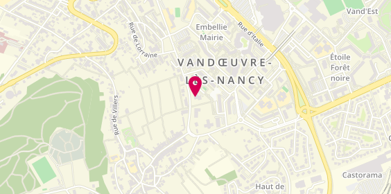 Plan de Sos Depannage Pcvc, 43 Rue du Général Frère, 54500 Vandœuvre-lès-Nancy