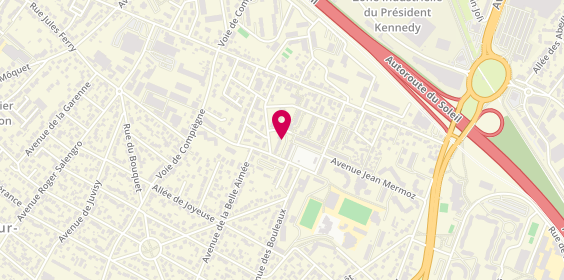 Plan de Etoile Bleue, 8 avenue Guillaumet, 91170 Viry-Châtillon