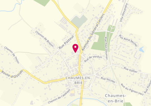 Plan de Mb Plomberie, 6 Boulevard Aristide Briand, 77390 Chaumes-en-Brie
