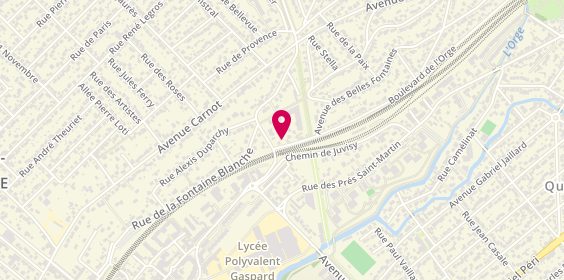 Plan de Nicobat, 1 Bis Avenue des Belles Fontaines, 91600 Savigny-sur-Orge