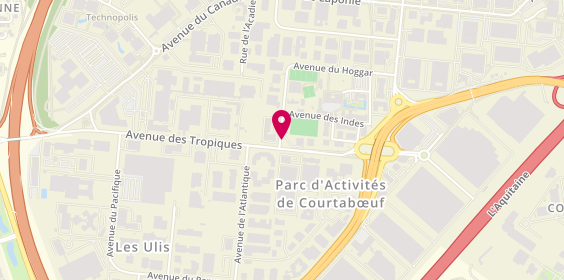Plan de Pcs-Btp, 2 Avenue du Hoggar, 91940 Les Ulis