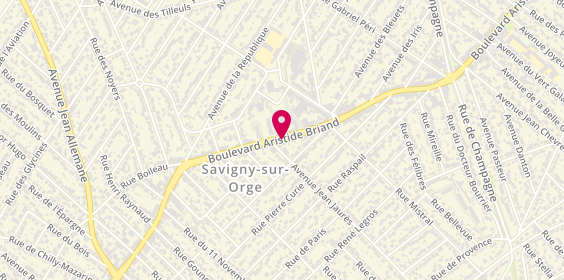 Plan de Aspect 91, 60 Boulevard Aristide Briand, 91600 Savigny-sur-Orge