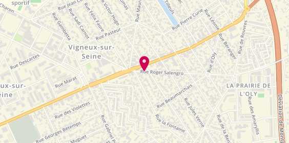 Plan de D.P.C, 8 Rue Roger Salengro, 91270 Vigneux-sur-Seine