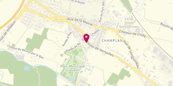 Plan de CDA Couverture, 143 Route de Versailles, 91160 Champlan