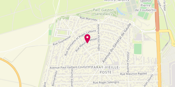 Plan de RB Plomberie, 34 Rue Maurice Moser, 91550 Paray-Vieille-Poste