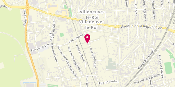 Plan de S.C.E.P.A, 59 Rue Henri Laire, 94290 Villeneuve-le-Roi