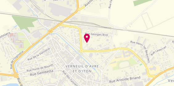 Plan de SARL Eco Confort, 68 Rue Ampère parc d'Entreprise des Cent Sillons, 27130 Verneuil-sur-Avre