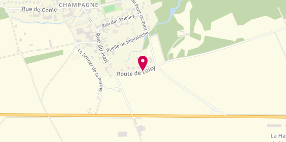 Plan de Societe Nouvelle Mirandel, 15 Route de Loisy, 51300 Maisons-en-Champagne