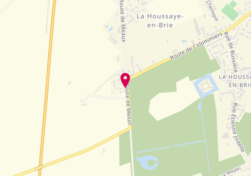 Plan de SAS H2Y, Route de Meaux, 77610 La Houssaye-en-Brie