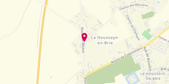 Plan de Artisan Lefebvre Charly, 638 Route de Meaux, 77610 La Houssaye-en-Brie