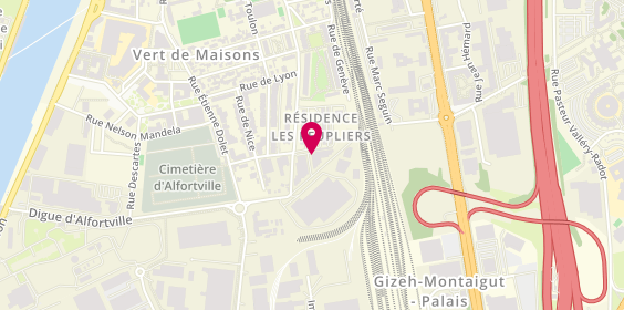 Plan de Gmb, Parcs d'Activites Alfortville Sud
Rue de Toulon Lotissement N. 18, 94140 Alfortville