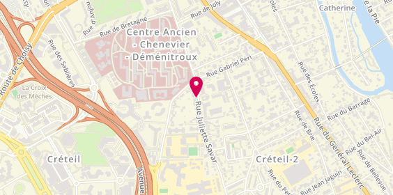Plan de Aubert Sani Chauffe, 12 Rue Juliette Savar, 94000 Créteil