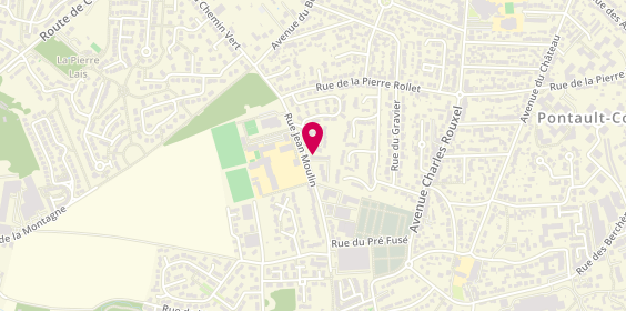 Plan de Carré Bleu IDF, 7 Rue Jean Moulin, 77340 Pontault-Combault