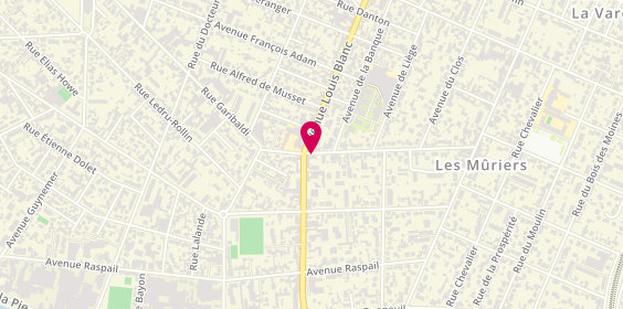 Plan de Soludom Services, 14 Boulevard Mûriers, 94210 La Varenne Saint Hilaire