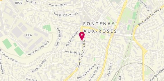 Plan de Entreprise Priez, 22 Rue d'Estienne d'Orves, 92260 Fontenay-aux-Roses