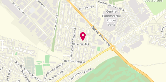Plan de SARL Da Silva, 15 Rue du Clos, 94490 Ormesson-sur-Marne