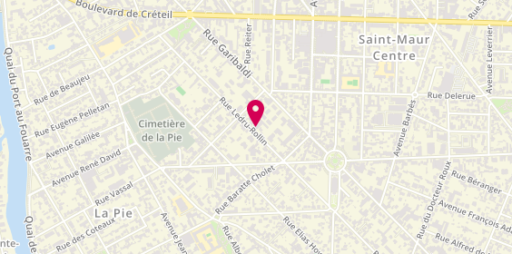 Plan de Rossitherm, 45 Rue Ledru Rollin, 94100 Saint-Maur-des-Fossés