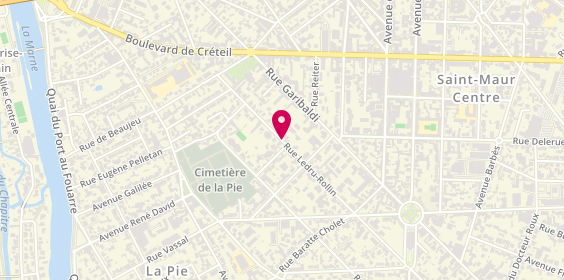 Plan de NOVEL Patrick, 27 Rue Ledru Rollin, 94100 Saint-Maur-des-Fossés