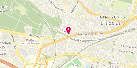 Plan de LAUREAU Chauffage Plomberie, 1 Bis Rue Carnot, 78210 Saint-Cyr-l'École