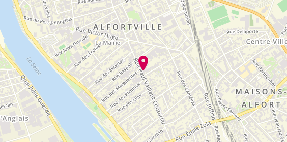 Plan de Da Silva Entreprise Générale, 199 Rue Paul Vaillant Couturier, 94140 Alfortville