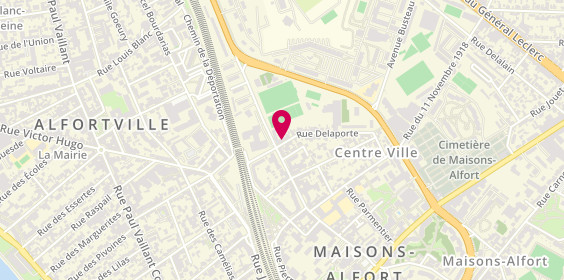 Plan de B.P.M.S, 1 Rue Delaporte, 94700 Maisons-Alfort