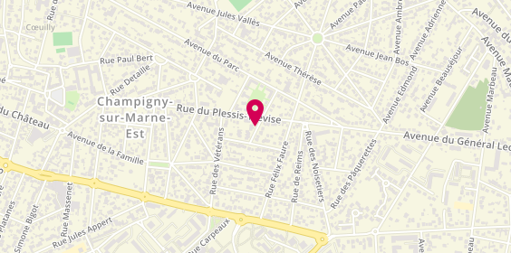 Plan de Ben, 16 Rue de la Mare, 94500 Champigny-sur-Marne