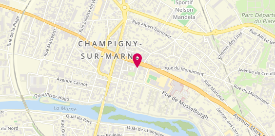 Plan de Technifluide, 40 Rue Marne, 94500 Champigny-sur-Marne