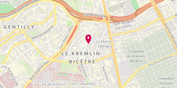 Plan de Marty plomberie, 23 Rue du 14 Juillet, 94270 Le Kremlin-Bicêtre