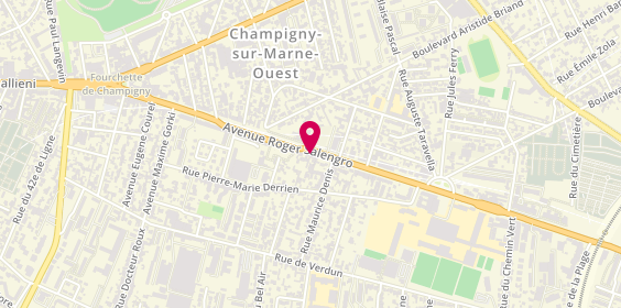 Plan de Albert et Fils, 80 avenue Roger Salengro, 94500 Champigny-sur-Marne