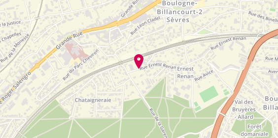 Plan de Louboutin Plomberie, 69 Rue Ernest Renan, 92310 Sèvres