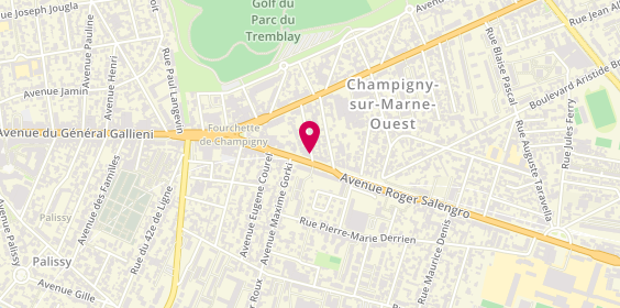 Plan de PCC.Realisation, 45 avenue Roger Salengro, 94500 Champigny-sur-Marne