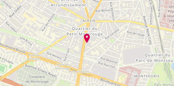 Plan de E.M.C, 101 Avenue General Leclerc, 75014 Paris