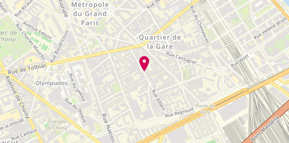 Plan de Accelerer Dépannage, 60 Rue Albert, 75013 Paris