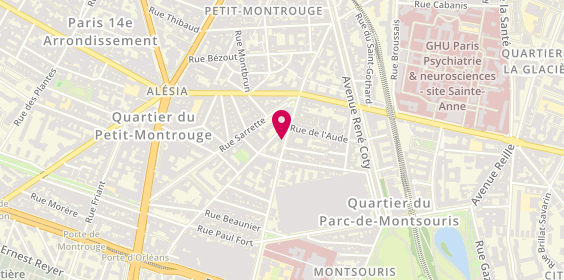 Plan de Entreprise Rousseau, 100 Rue de la Tombe Issoire, 75014 Paris