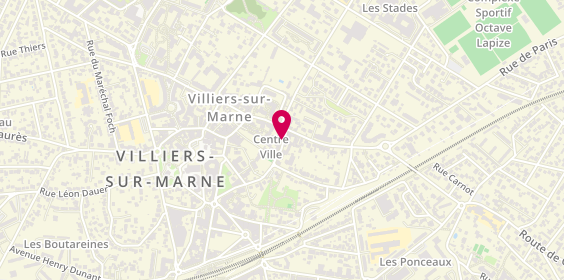 Plan de Chrysalide, 21 Rue des Courts Sillons, 94350 Villiers-sur-Marne