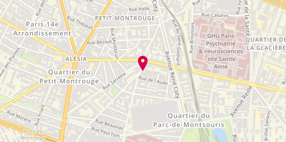 Plan de P.C.E.P, 85 Rue de la Tombe Issoire, 75014 Paris