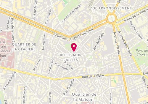 Plan de Didier Sultan, 41 Rue des 5 Diamants, 75013 Paris