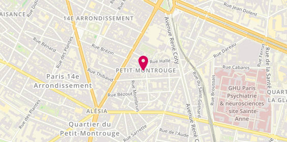 Plan de Cimeks, 39 Rue Ducouédic, 75014 Paris