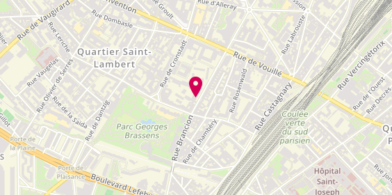 Plan de Rms, 62 Rue Brancion, 75015 Paris