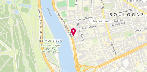 Plan de Scothy92, 23 Quai Alphonse le Gallo, 92100 Boulogne-Billancourt