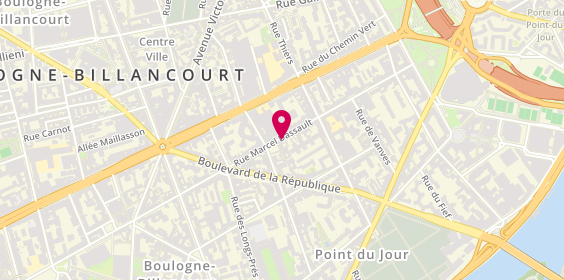 Plan de Delais Alain, 91 Rue Marcel Dassault, 92100 Boulogne-Billancourt