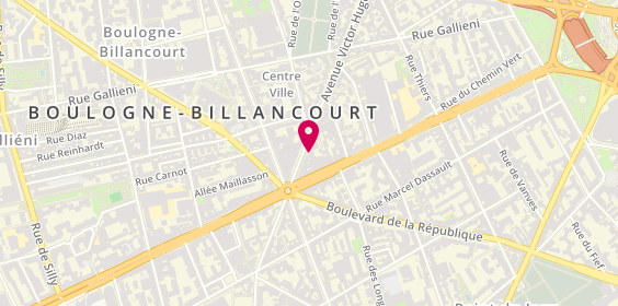 Plan de B & K Plomberie, 117 Avenue Victor Hugo, 92100 Boulogne-Billancourt