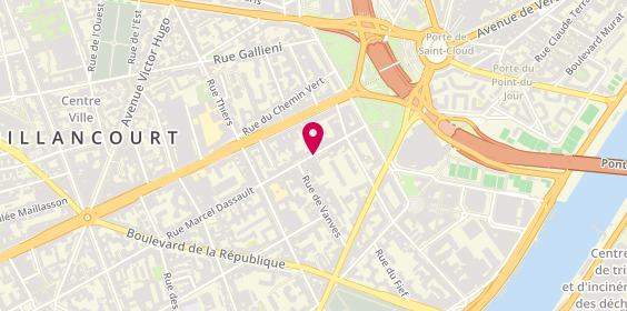 Plan de ROGEREAU Bruno, 47 Rue Marcel Dassault, 92100 Boulogne-Billancourt