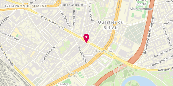 Plan de Axceos, 266 Avenue Daumesnil, 75012 Paris