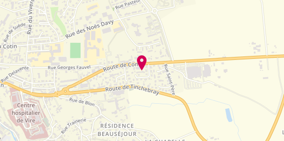 Plan de Entreprise TOULLIER, 32 Route Conde, 14500 Vire-Normandie
