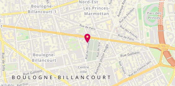 Plan de Le Goic Entreprise, 6 Rue Ouest, 92100 Boulogne-Billancourt