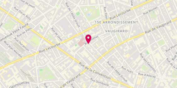 Plan de Etablissements Jc Barse et Compagnie, 60 Rue de L&#039;Abbe Groult, 75015 Paris